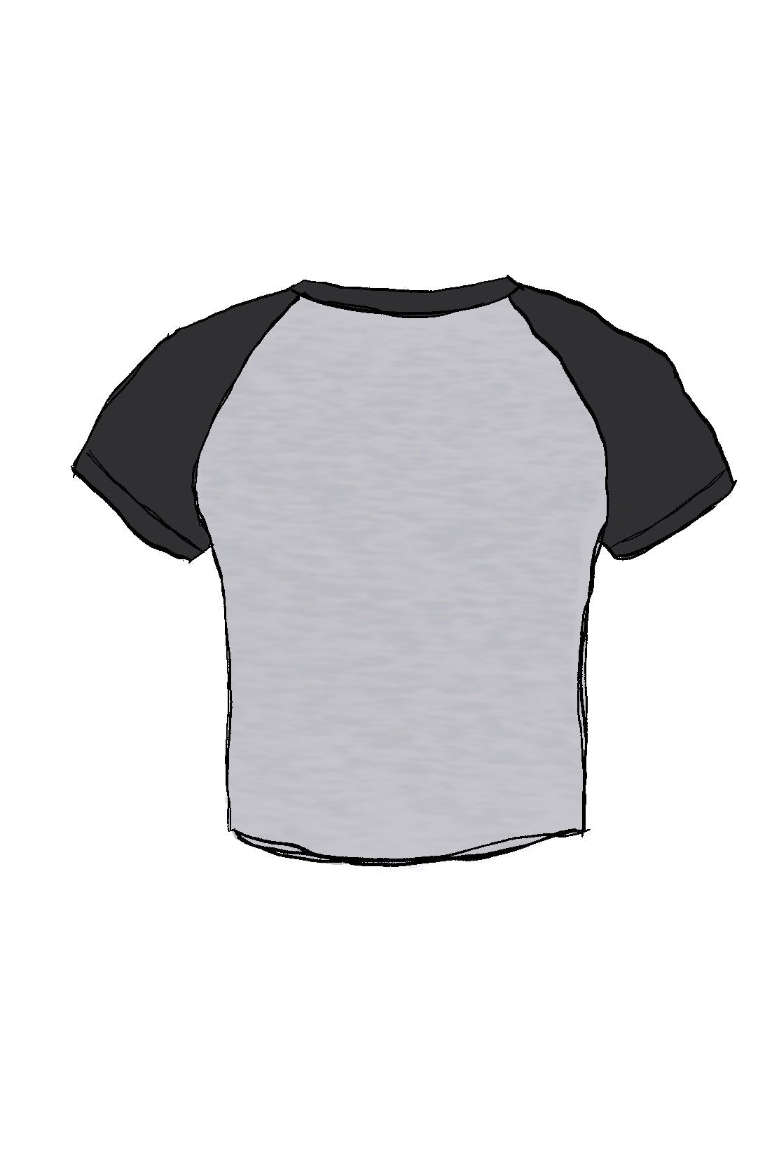 CLASSIC SPORT GREY RAGLAN BABY TEE