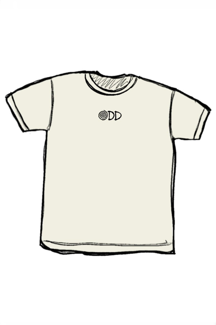 CLASSIC OFF WHITE SPIRAL TEE