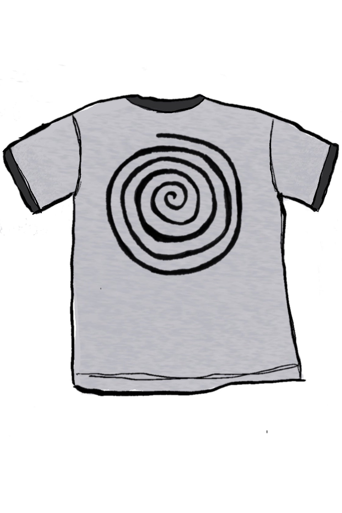 CLASSIC SPORT GREY RINGER TEE