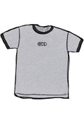 CLASSIC SPORT GREY RINGER TEE
