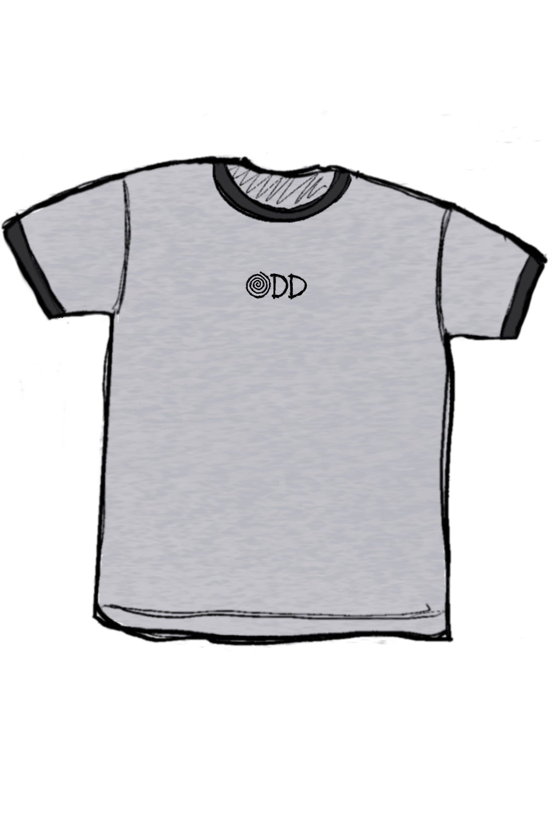 CLASSIC SPORT GREY RINGER TEE