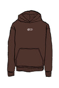 CLASSIC BROWN SPIRAL HOODIE