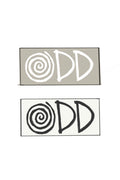 BLACK & WHITE ODD DECAL