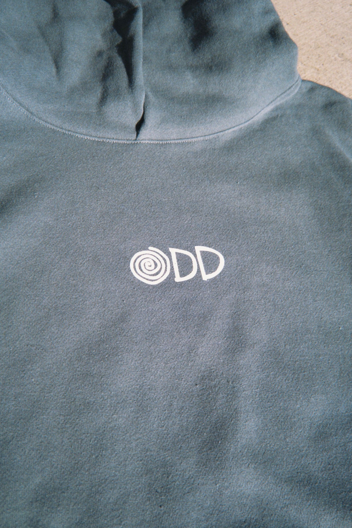 CLASSIC GREY-BLUE SPIRAL HOODIE