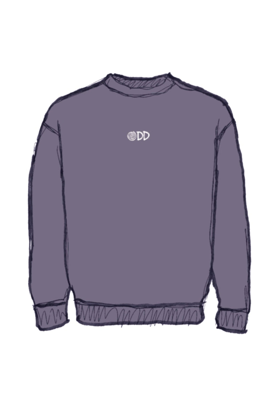 CLASSIC LAVENDER SPIRAL CREW